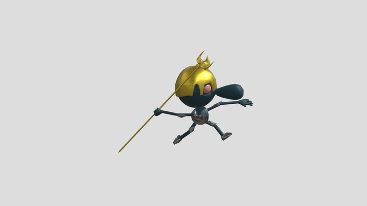 Action Pose 3D Model