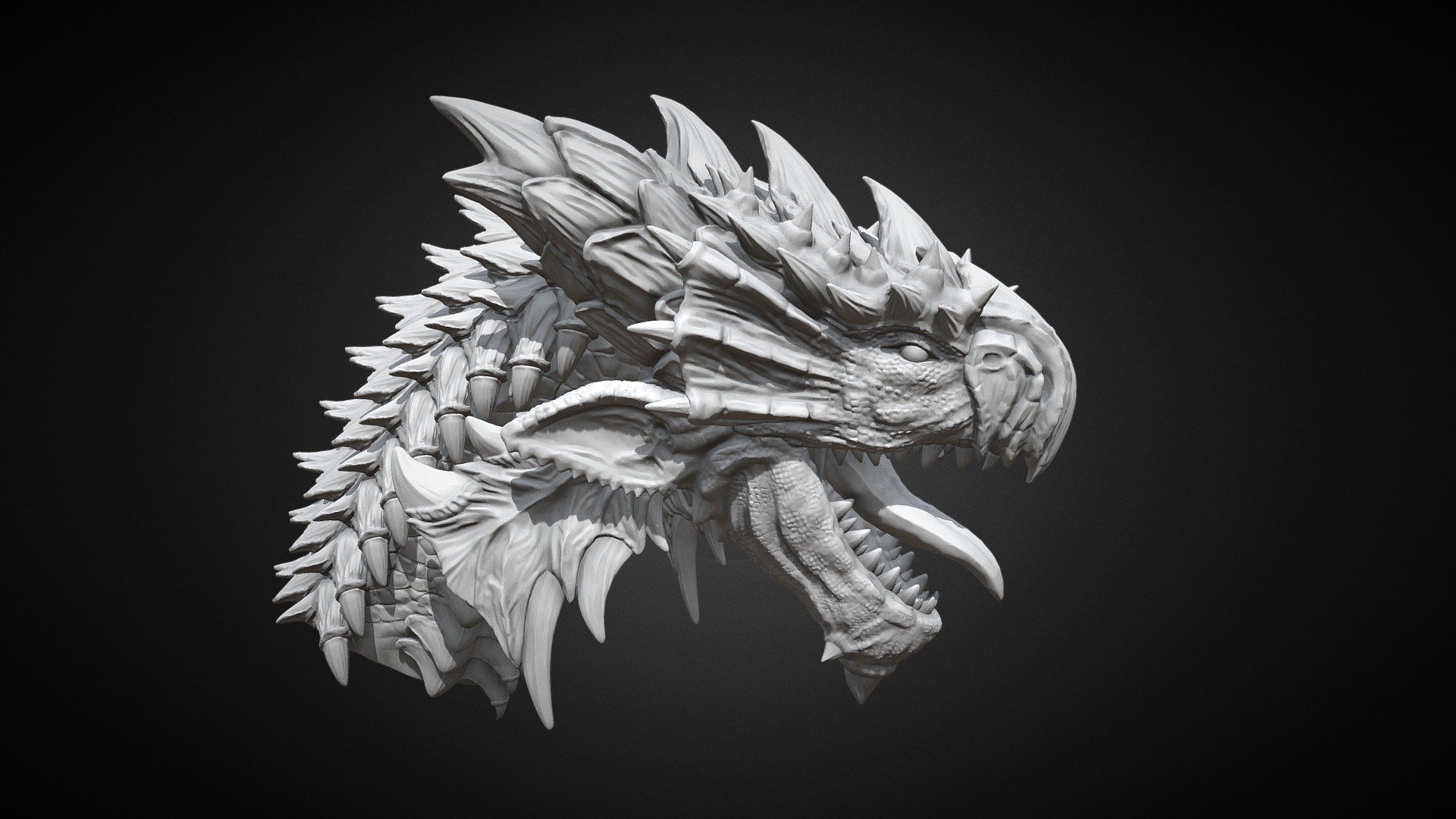 Dragon - 3D model by sater118 [cc1ad23] - Sketchfab