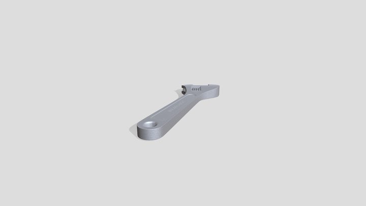 Adjustable Wrench Model 3D Model