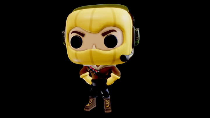 Raptor Fortnite Fan 3d model 3D Model