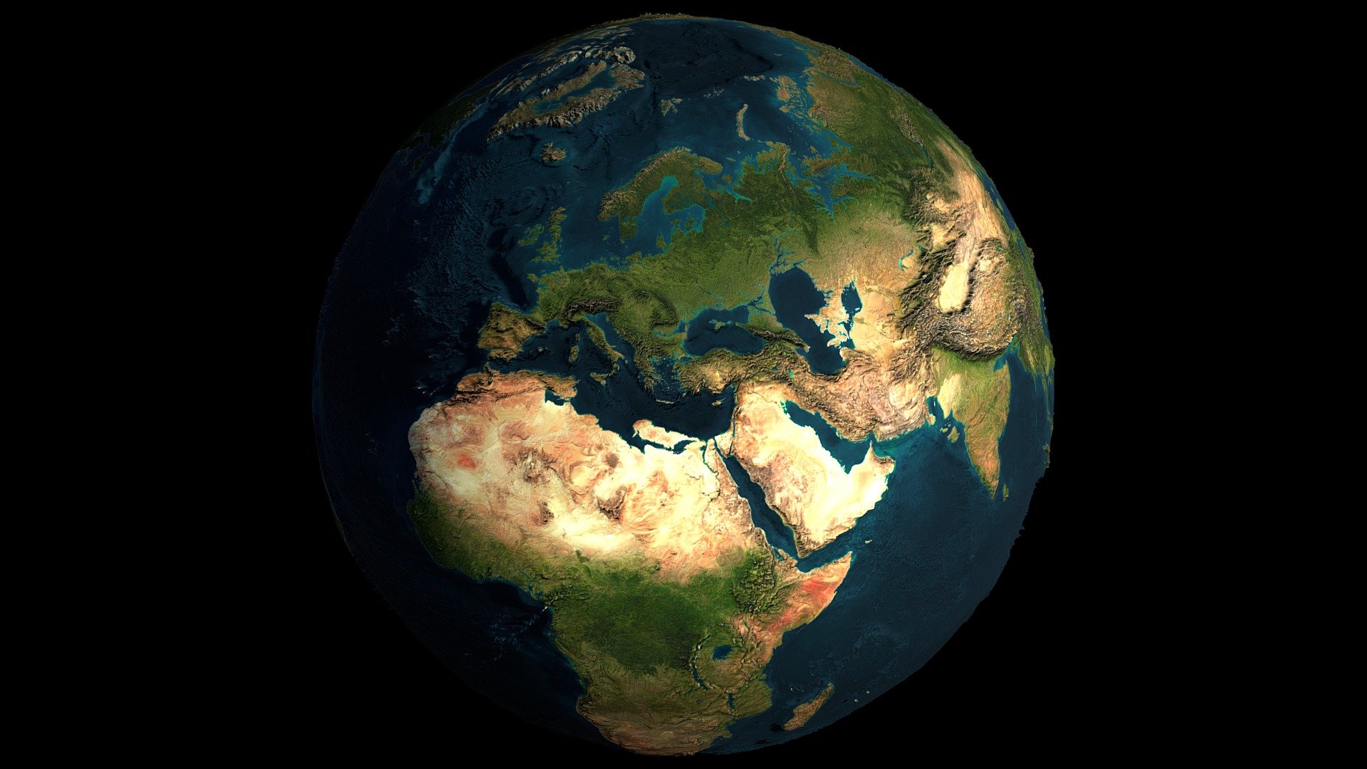 Earth Sea Level Rise 3D Globe - 3D model by v7x (@v7x) [cc1b98d]