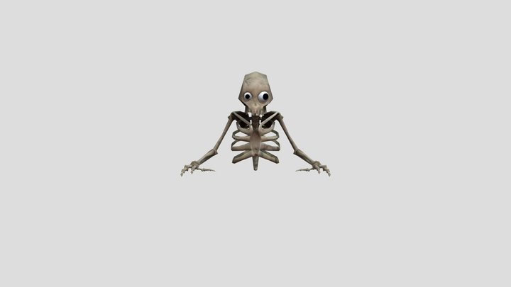 Gorilla_tag_lucy_ghost (white) 3D Model
