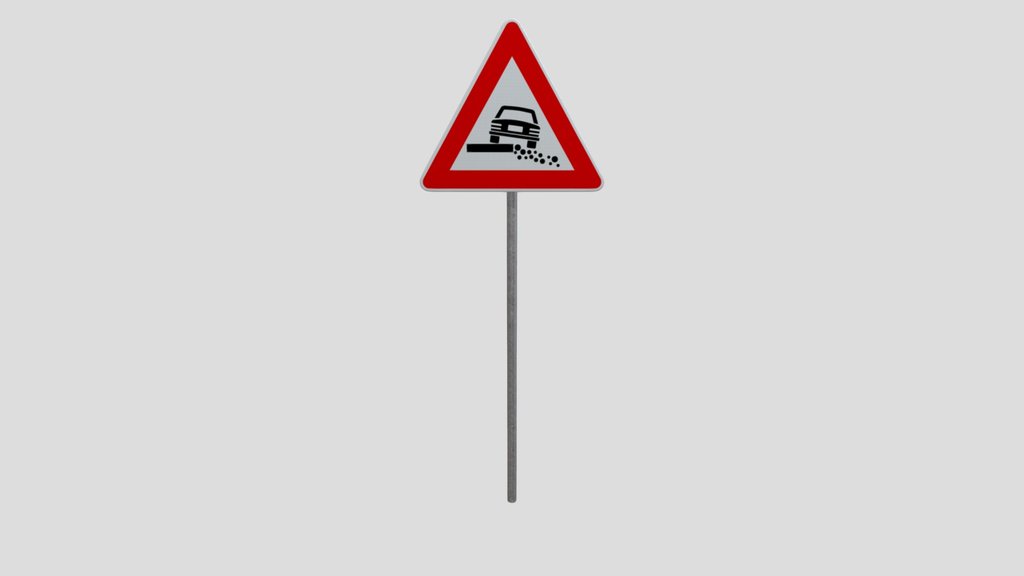 Danger Road Sign Soft Verges