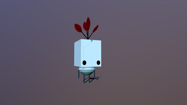 Cube Guy from Gris 3D Model