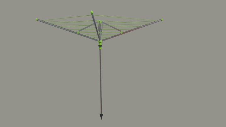 Lock & Load Rotary Dryer 3D Model