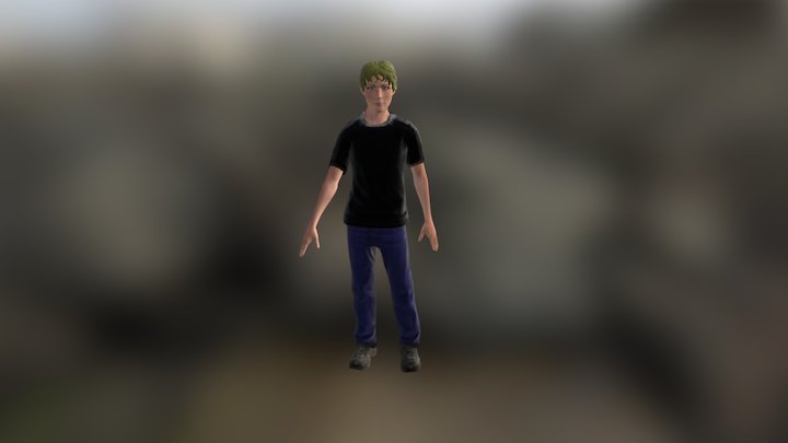 Zeke Boulder Chase Hat 3D Model