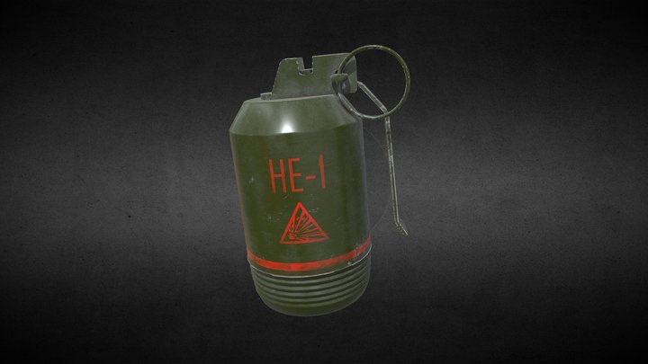 HE-1 Grenade – Free 3D Model STL