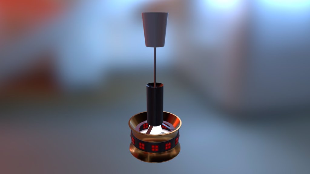 Soviet Chandelier Ruby