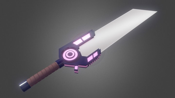 Fantasy Sword 3D Model