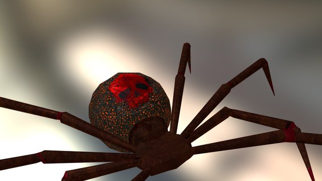araña.unity 3D Model