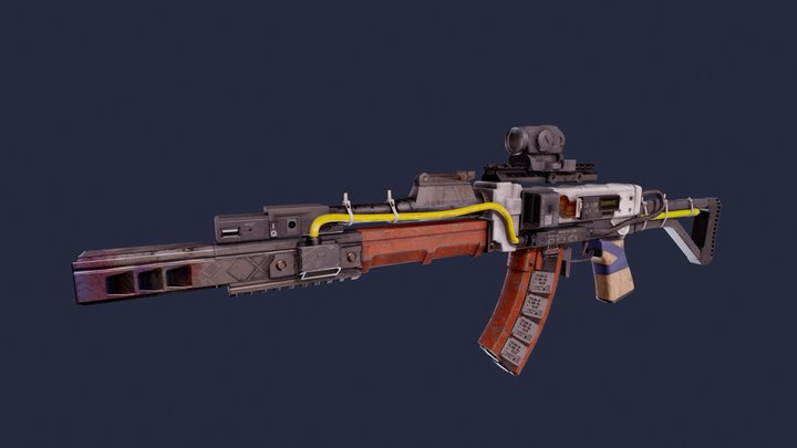 AR-27 Rifle 3D Model