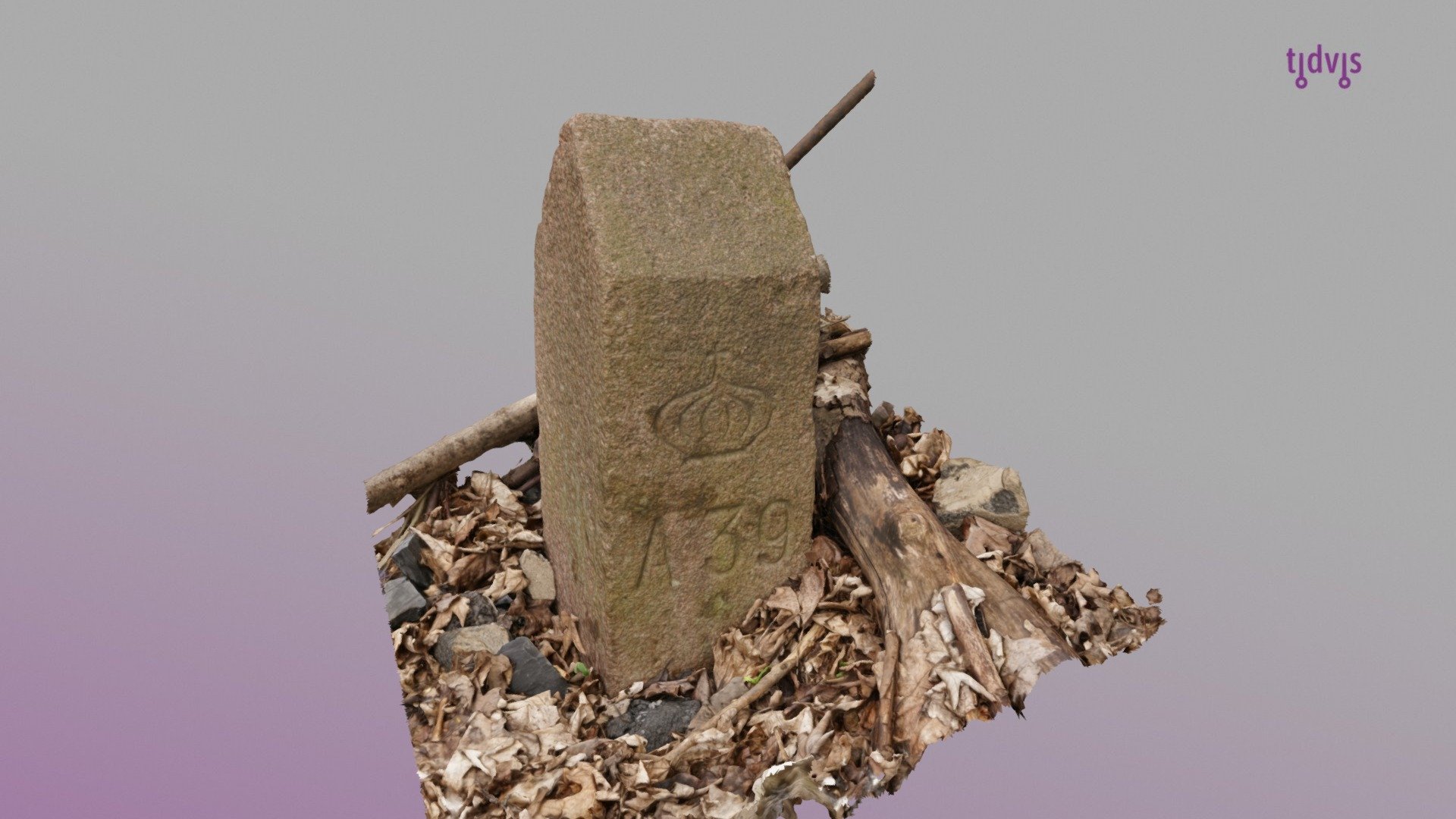 1878 Kristiania / Aker grensestein #39