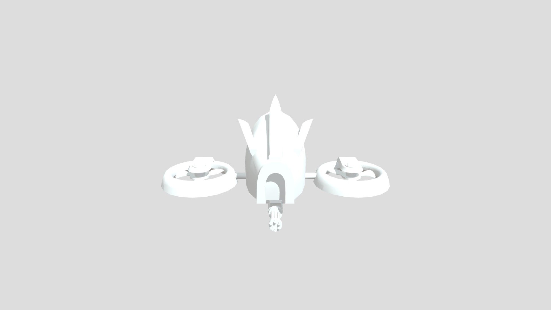 Chunky Security Drone — Sketchfab embed 3D viewer