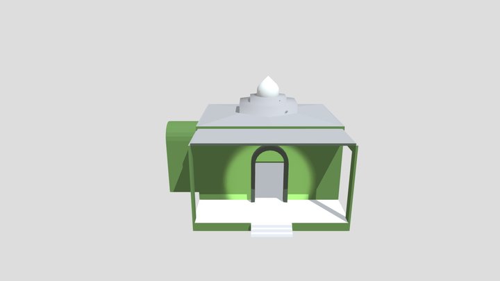 Simple Mosque 3D Model