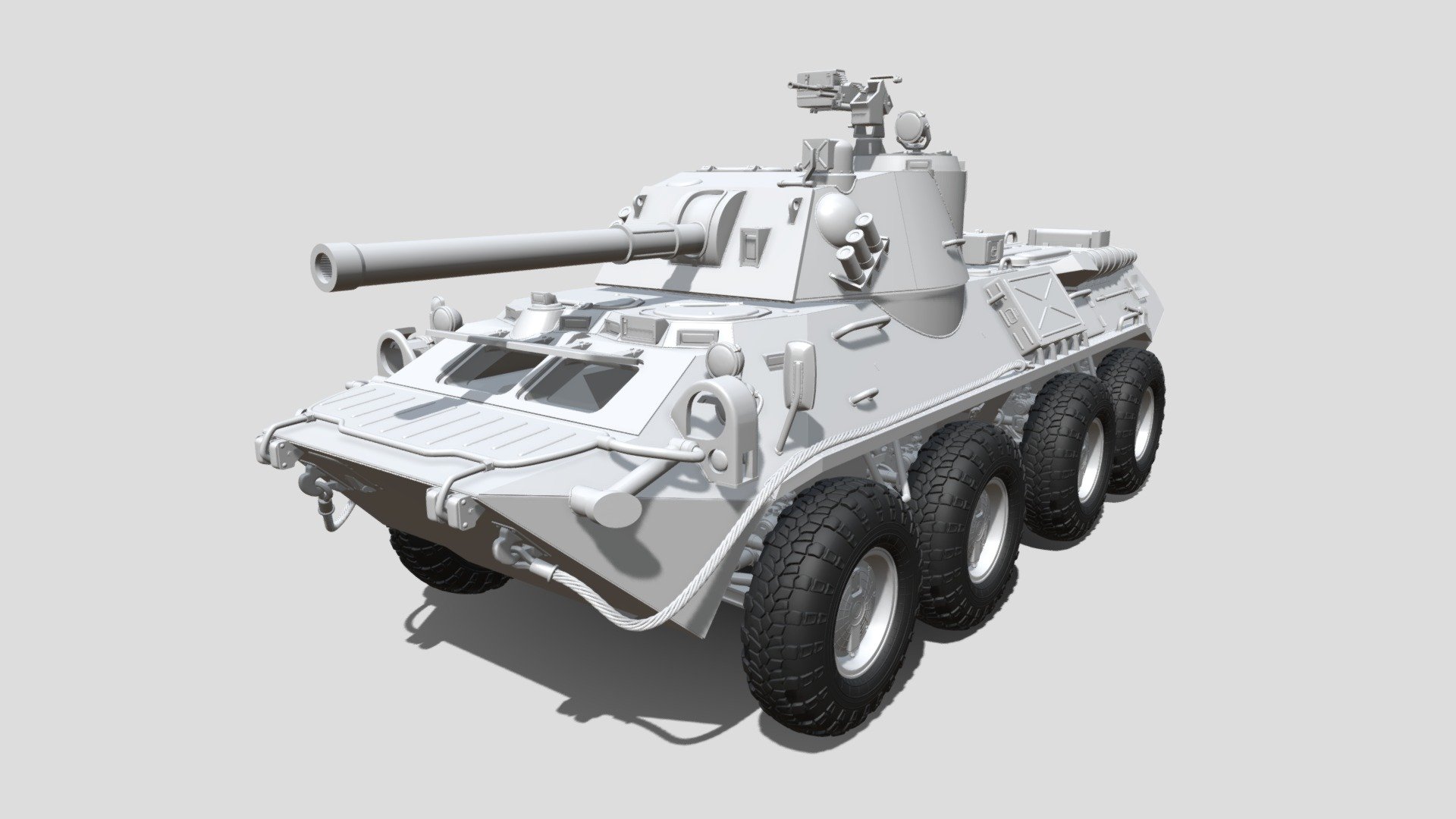 BTR80 2C23 NONA-SVK - 3D model by Zenislew [cc25339] - Sketchfab