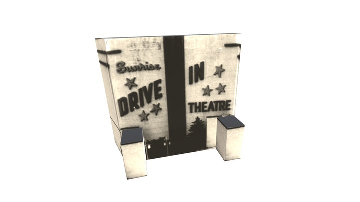 Sunrise Drive-In 3D Model