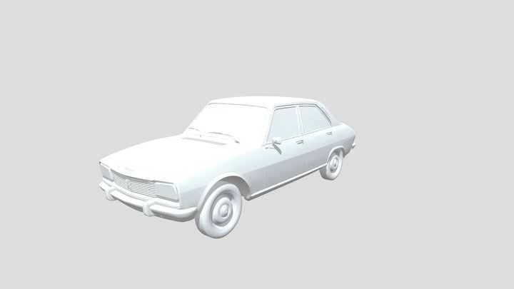 1968 Peugeot 504 3D Model