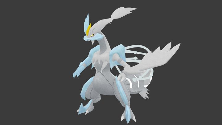 White Kyurem 3D Model