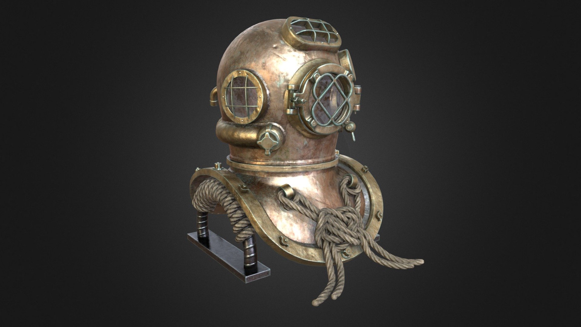 MKV Diving Helmet - 3D model by MindRiot (@sinisterexaggerator ...