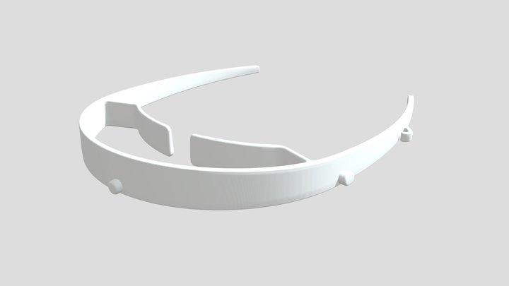 INDUNA-PPE FACE SHEILD 3D PRINTABLE VERSION 3D Model