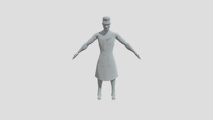 barber 3D Model