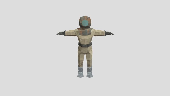 PSX Diver | Character | Player | PS1| Rigged – Free STL | 3DSEARCH