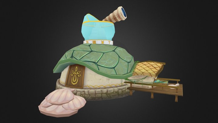 龜殼占星館 3D Model