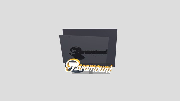 Paramount Television Logo 2003 V2 3D Model