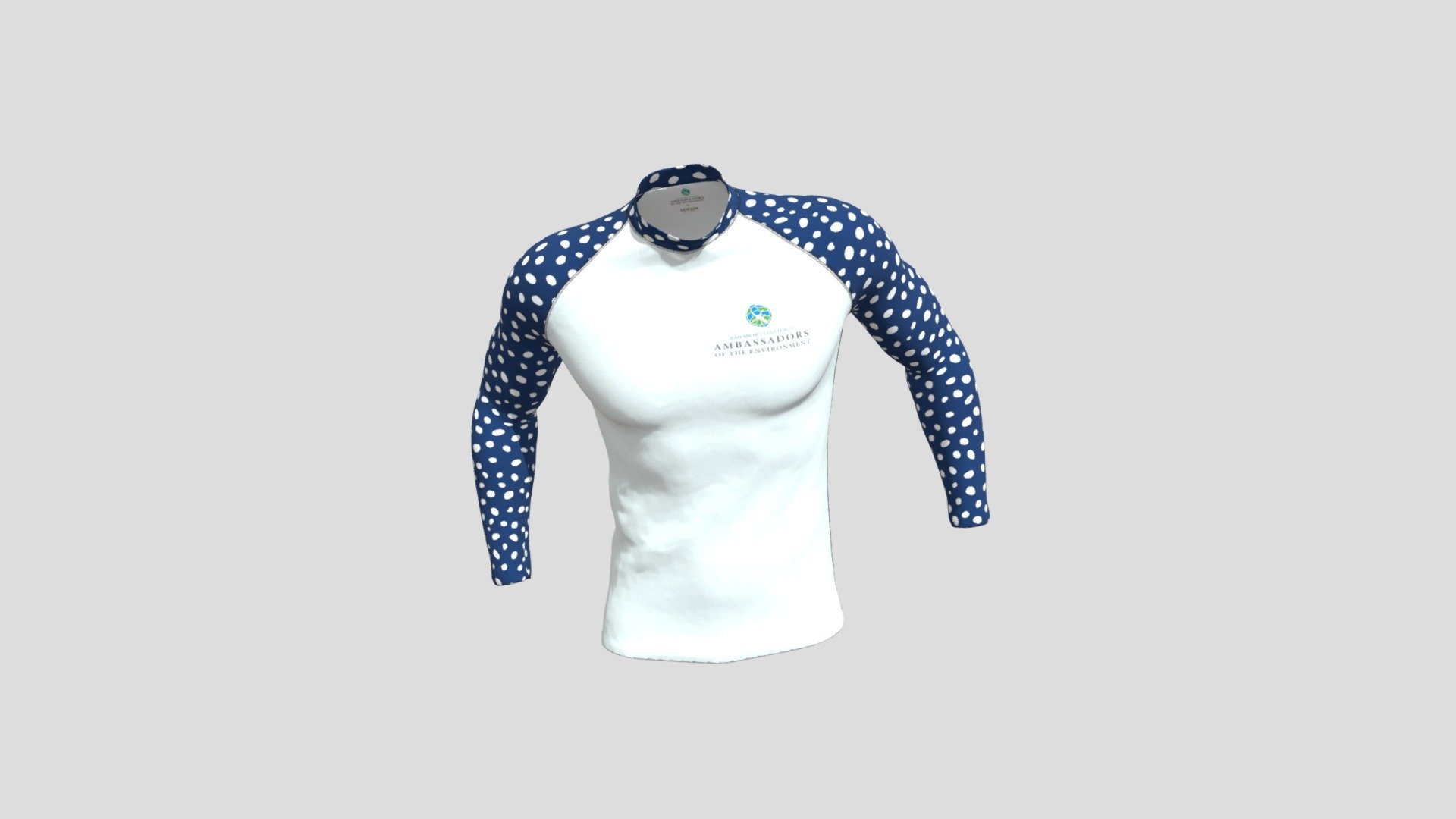 Rash Guard T- Shirt Requin- Baleine AotE - Download Free 3D model by ...