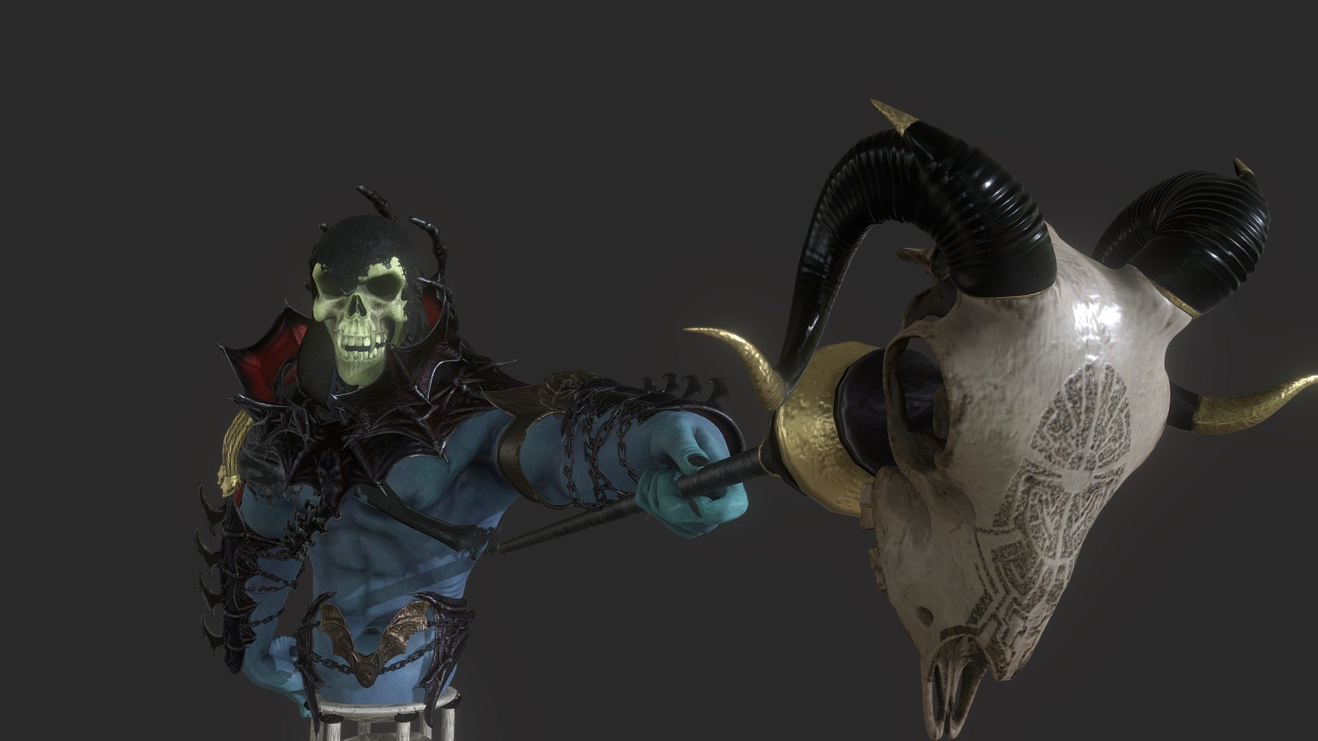 skeletor 3d