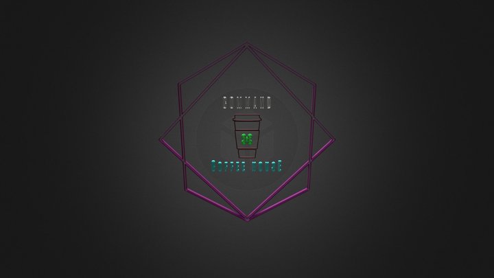Cofee Logo 3D Model