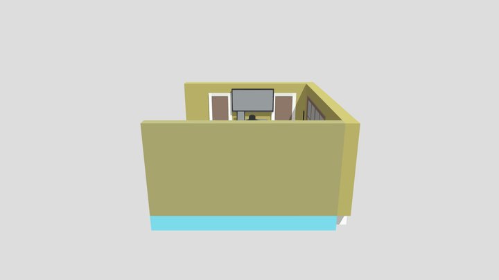 Room Diorama(practice Fit) 3D Model