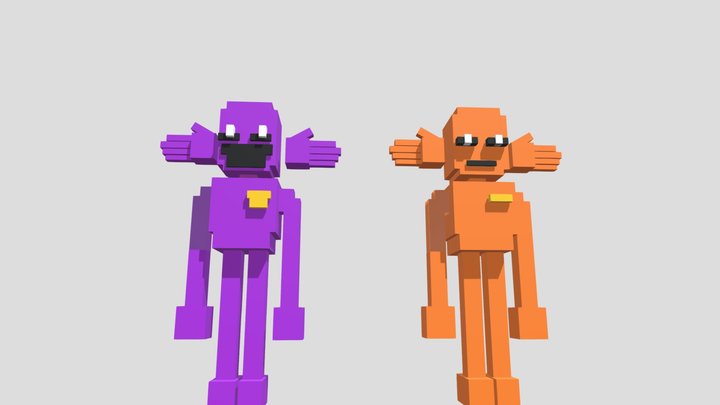 Dave & Jack 3D Model