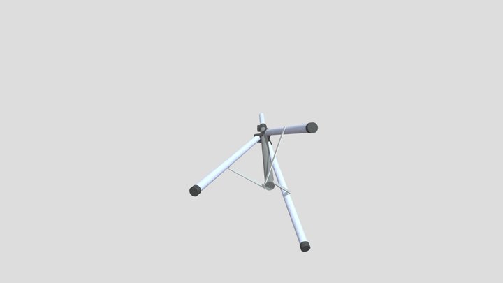 Speaker Stand Tripod 3D Model