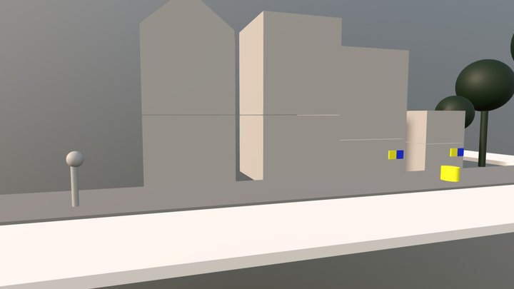 Level 1 - Cenario Game 3D Model