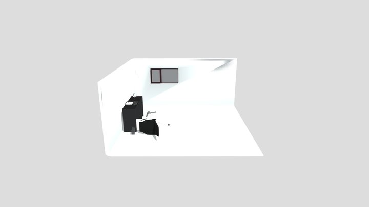 3D interior crime scene – Free 3D Model STL