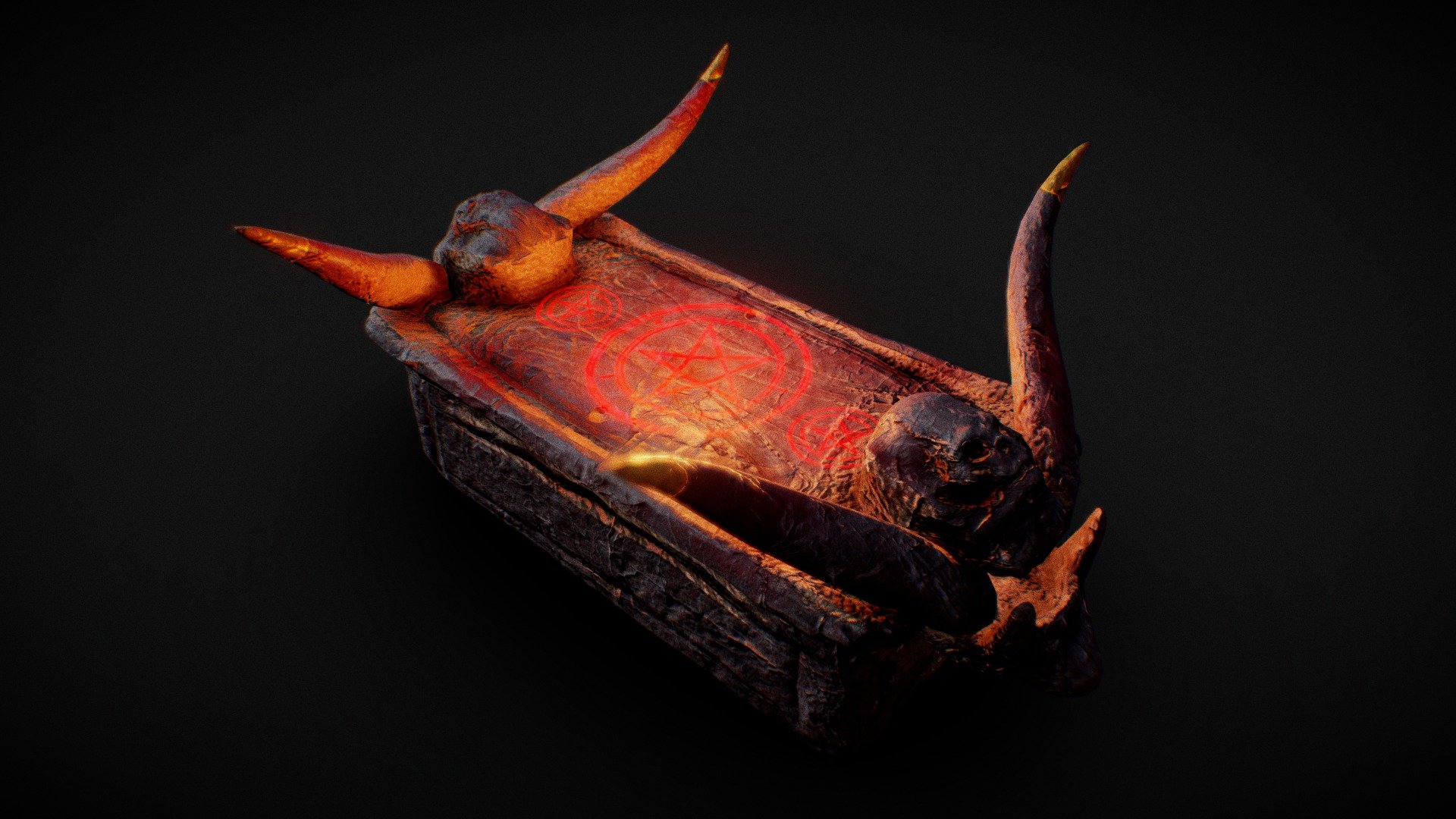 DEMON ALTAR Buy Royalty Free 3D model by Fred Drabble (FredDrabble