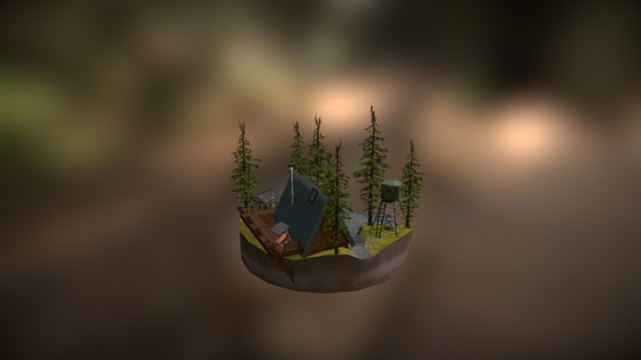 3D1_Exam_Diorama 3D Model