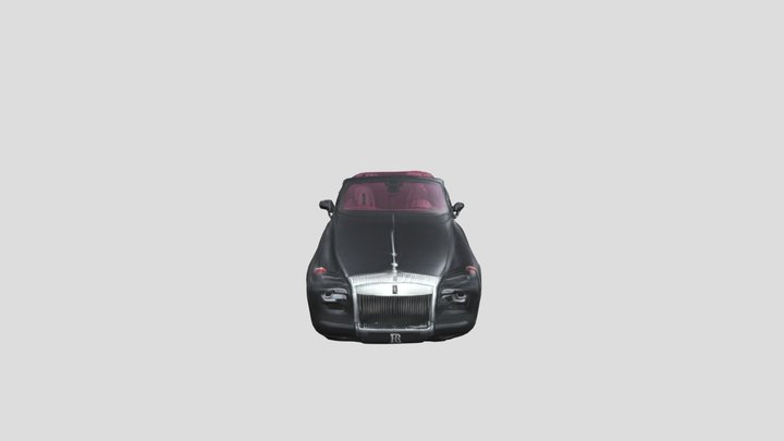 Rolls-Royce Droptail La Rose Noire 3D Model