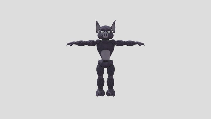 BatGuy Textured 3D Model