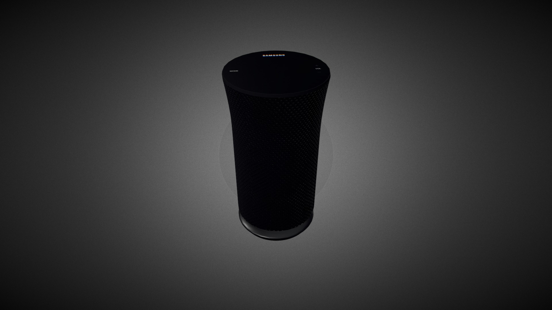 3D model Samsung Radiant360 R5 for Element 3D - This is a 3D model of the Samsung Radiant360 R5 for Element 3D. The 3D model is about a black cylindrical object.