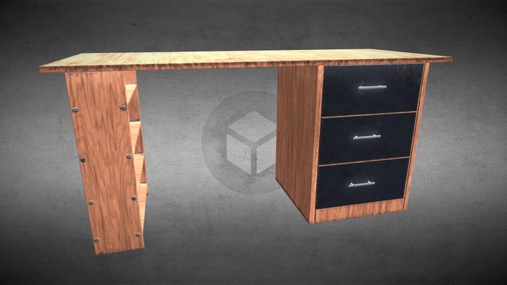 My Work Desk 3D Model