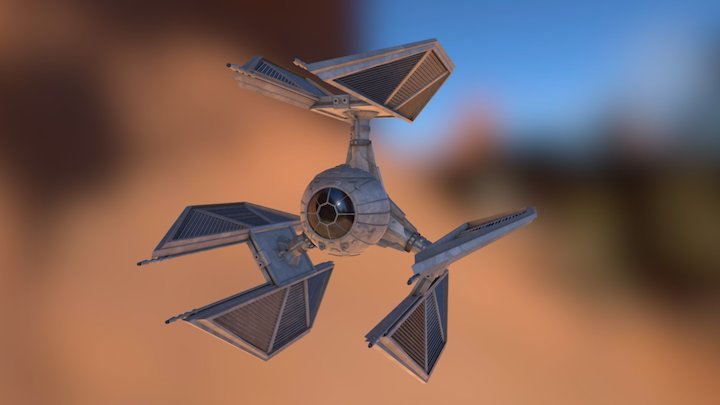 T.I.E. Defender 3D Model