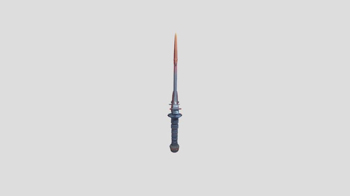 Stylized Sword – Game Ready 3D Model (GLB) 3D Model