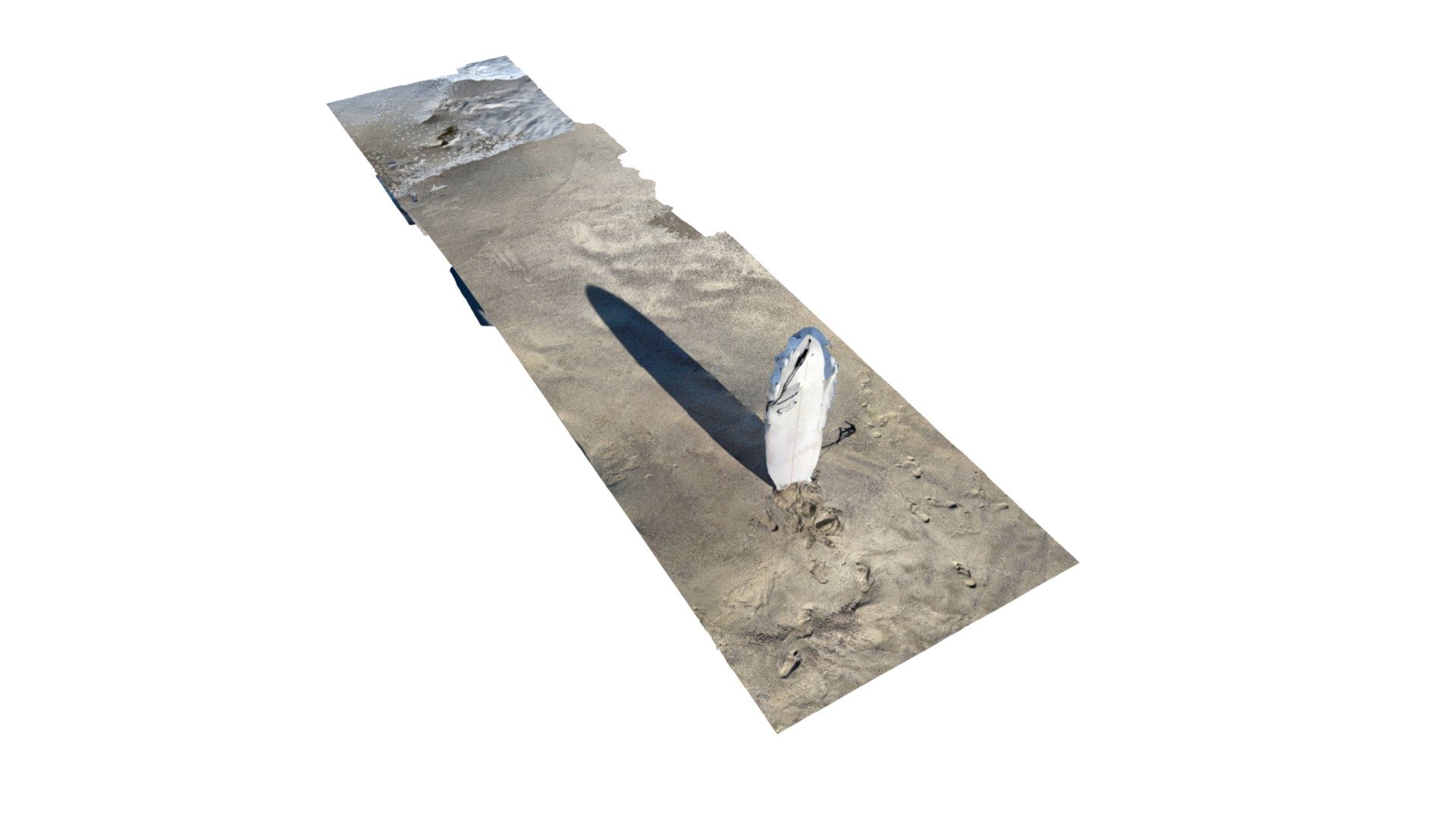 Surfboard on the Beach