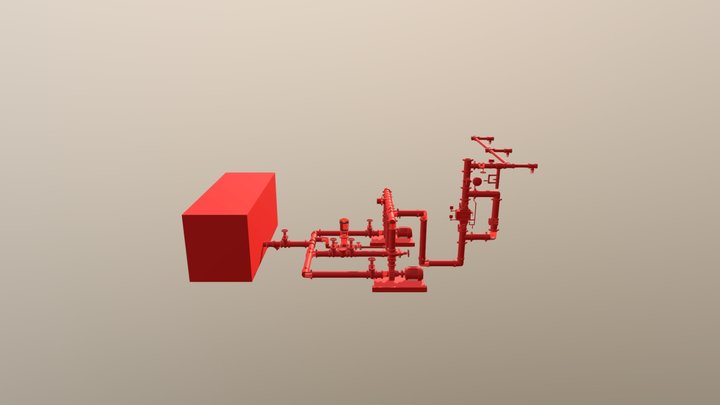 Sprinkler System 3D Model