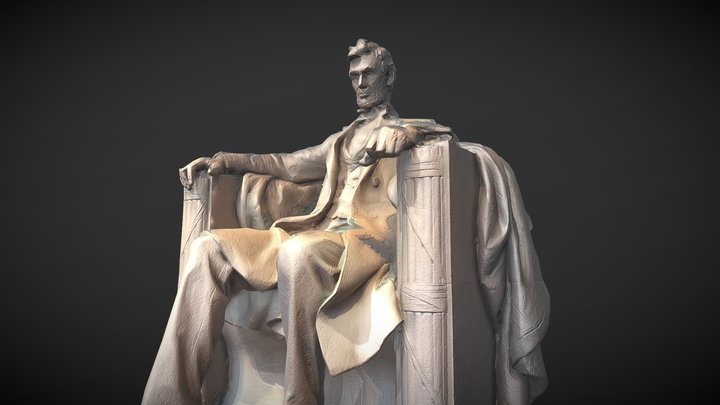 Lincoln Memorial - Washington, D.C. (LP) 3D Model