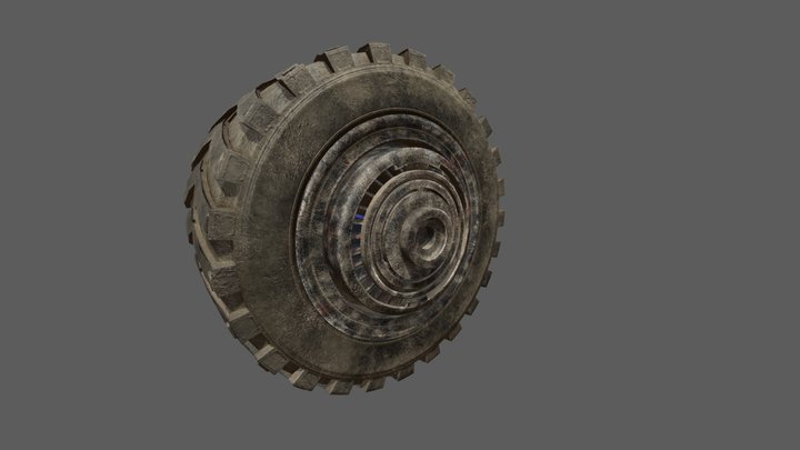 ViV SCI-FI Explorer Wheel 3D Model