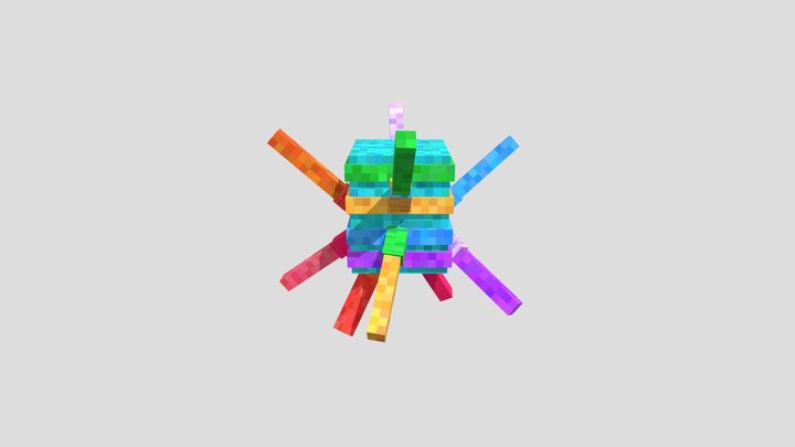 Piñata Para MexCraft Games 3D Model
