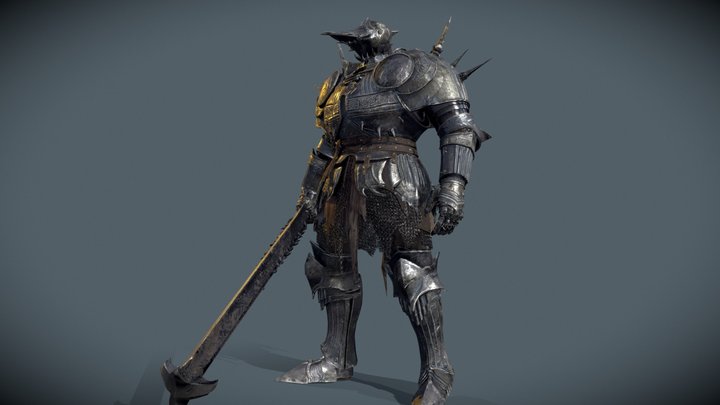 Knight  - " Undead champion " 3D Model